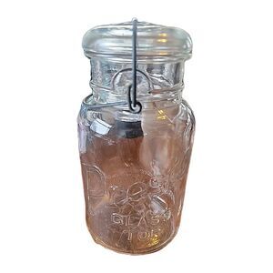 Vintage Presto Supreme Mason Quart Jar. Owens Illinois Glass Co